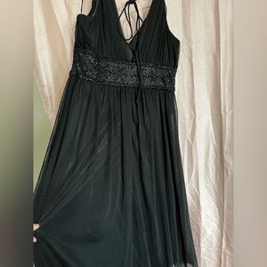 Black formal dress